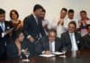 Firminópolis: Governador Marconi Perillo, Prefeito Jorge e empresário assinam protocolo de intenção da instalação de frigorífico…
