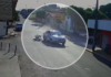 Motociclista ‘voa’ e dá pirueta no ar ao ser atingido por carro enquanto fugia de viatura da PM, em Uruaçu; vídeo