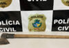 Cristalina: Polícia prende suspeito de matar homem com machado e esconder corpo