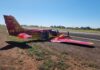 Avião do Corpo de Bombeiros faz pouso forçado em pista do Aeroporto de Rio Verde