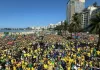 Bolsonaro participa de ato com aliados e apoiadores no Rio