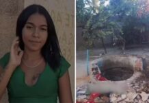 Garota morta pelo namorado e jogada em cisterna teve seios cortados, diz polícia