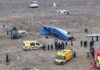 Avião com 67 pessoas cai no Cazaquistão
